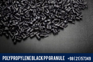 Polypropylene black PP granule